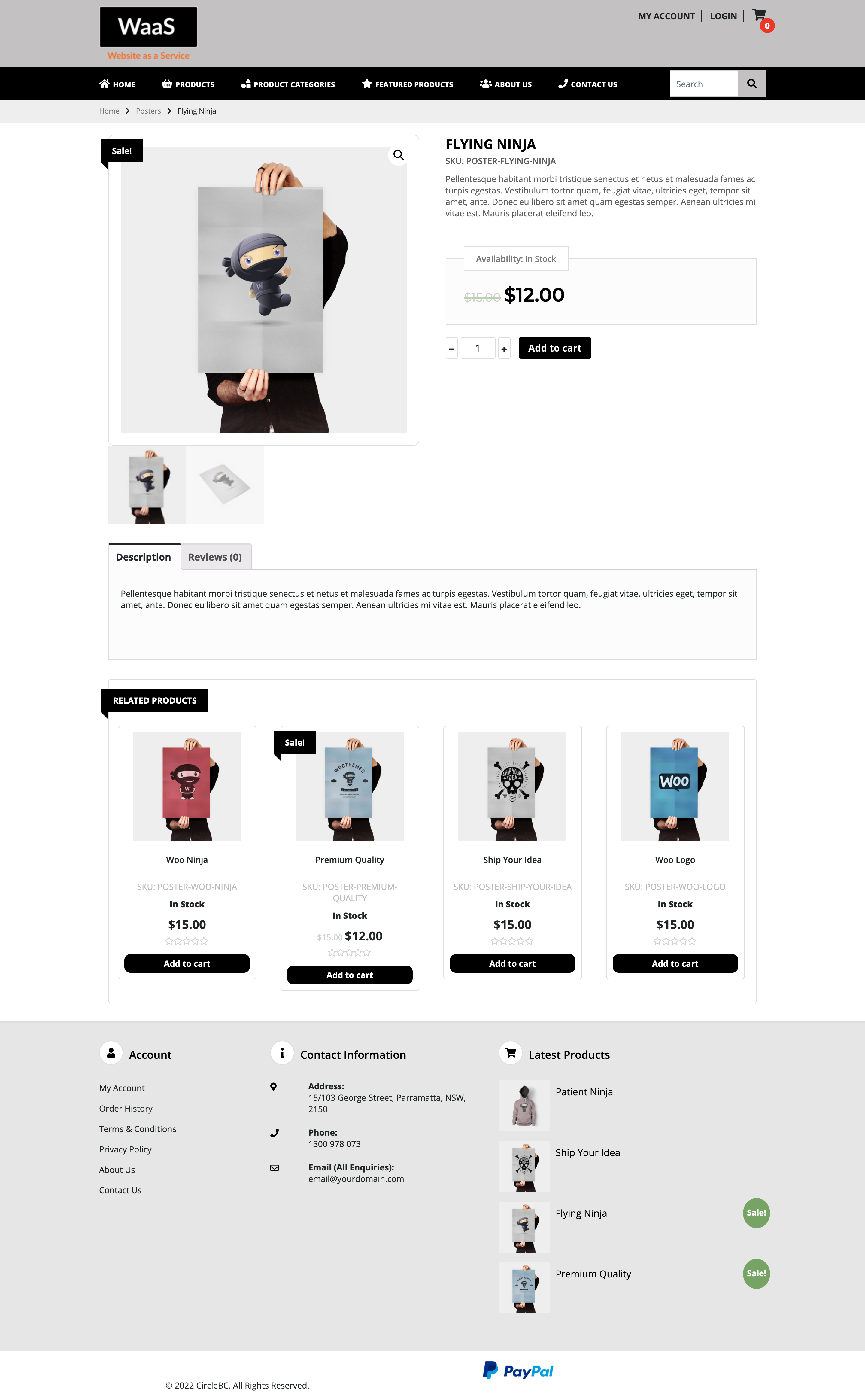 screencapture ecommerce2 websiteasaservice au product flying ninja 2022 01 20 10 39 13 - E-Commerce Website Templates